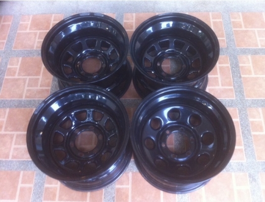 ล้อ rock crawler ขอบ16 Made in USA กว้าง10นิ้ว สภาพสวยมาก