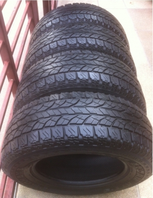 ยาง Yokohama 265 65 17 (ปี12) ดอกเยอะ เนื้อนิ่ม ดอกคมๆ