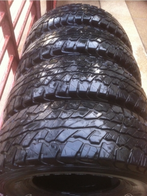 ยาง Dunlop 31 10.5 R15 ปลายปี12 ปีใหม่เนื้อนิ่มๆ