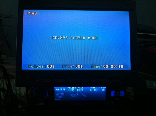 ชุดเครื่องเล่น Panasonic CQ-DMR993/CY-TV7300 24Bit DVD VCD MP3 MD CD กราฟฟิกหน้าจอ จอ7นิ้ว สไลด์ไฟฟ้า ปรีเอ้า 4ชุด AUX1ชุด กล้องถอย1ชุด Vedio in 1ชุด Vedio out 1ชุด พร้อมรีโมทจอและเครื่องเล่น สภาพสวย มือ2 ญี่ปุ่น