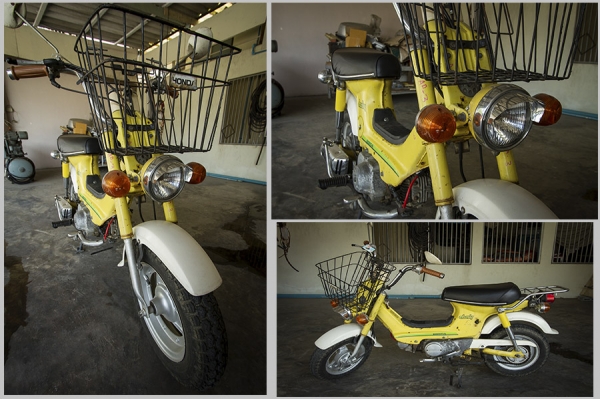 ///Honda Chaly/// เดิมๆ ตากลม สีเหลือง