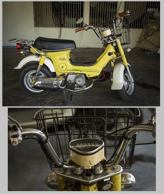 ///Honda Chaly/// เดิมๆ ตากลม สีเหลือง