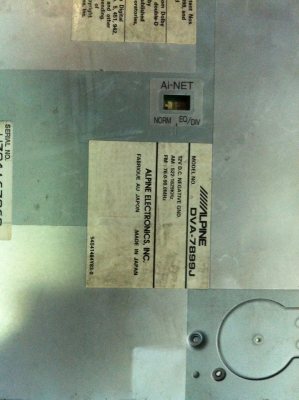 Alpine DVA-7899J มาพร้อมกับPower AMP ตรงรุ่น ตัวท็อป เครื่องเล่นเป็นใบ้ 24Bit 4V DVD VCD MP3 CD หน้าจอสไลด์ไฟฟ้า ปรับระดับได้3ระดับ ปรีเอ้า3ชุด Aux1ชุด สภาพสวย มือ2 ญี่ปุ่น