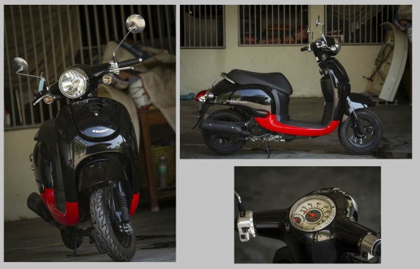 ///Honda Giorno/// ปี2013 สีขาวดำ