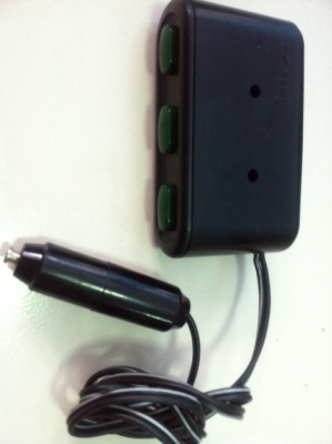 ที่จุดบุหรี่Amon Japanเพิ่มช่อง3ช่อง ปิดเปิดด้านหลังช่อง มือ2 ญี่ปุ่น