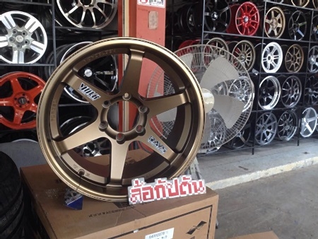 แม็กใหม่ TE37 ขอบ18 ก้านตรง 6รู139