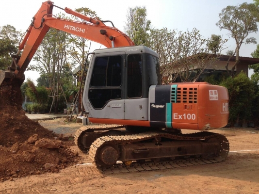รถแบคโฮ HITACHI EX100-2 สภาพสวย เดิม ใช้น้อย ไฟฟ้าครบ ช่วงล่างเต็ม เอกสาร เล่มทะเบียนพร้อมโอน
