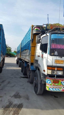 ขาย รถพ่วง ดั้มแม่  ลูก  หลงTF. เครื่อง 6M   245 แรงม้า ยกหัวตาหวานใส่ กระบะเหรดทั้งใบ