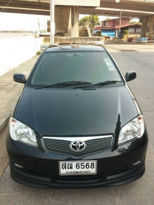 โตโยต้า วีออส ปี2005 ไมเนอเชน 1.5E เกียร์ออโต้ สีดำ สภาพสวยสุดๆ รถบ้านแท้ๆ
