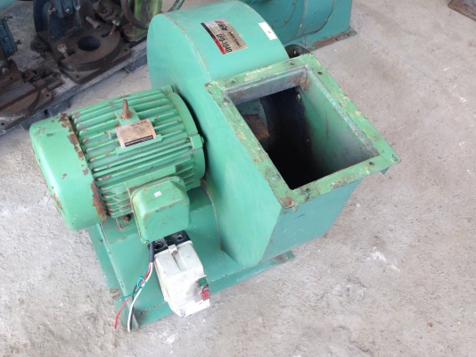 ขายโบวเวอร์ดูดอากาศ มอเตอร์ 10HP.380V 2800rpm. งานไต้หวัน สภาพสวยวิ่งนิ่ม ลมแรง พร้อมใช้งาน