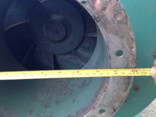 ขายโบวเวอร์ดูดอากาศ มอเตอร์ 10HP.380V 2800rpm. งานไต้หวัน สภาพสวยวิ่งนิ่ม ลมแรง พร้อมใช้งาน