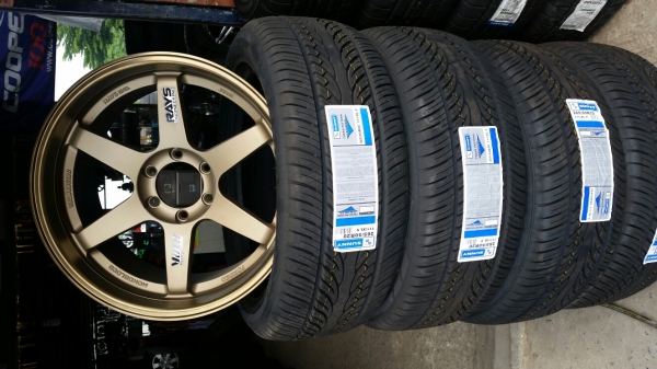 Te37 ขอบ20 พร้อมยางใหม่ Te37 ขอบ20 พร้อมยางใหม่