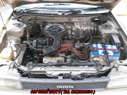 ขายรถบ้าน Toyota Colola 1.3 ปี 91 โฉมโดเรมอนเกียร์ธรรมดาสภาพพร้อมใช้ไม่เคยติดแก๊สเครื่องดีมีแอร์เอกสารพร้อมโอน