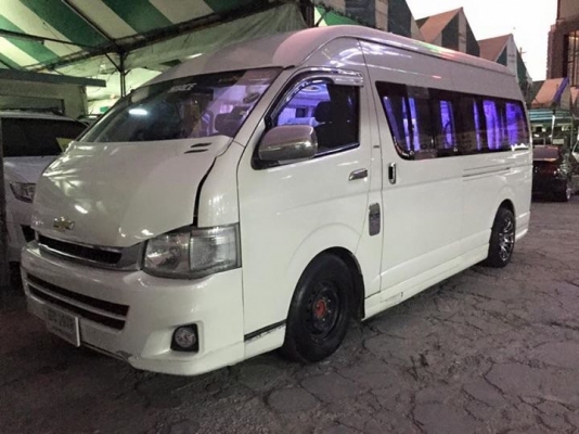 TOYOTA COM MUTER 2.7เบนซิน ปี08 สีขาว TOYOTA COM MUTER 2.7เบนซิน ปี08 สีขาว