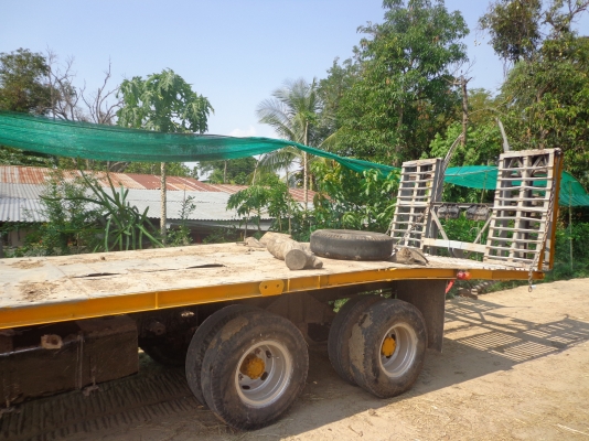 รถเทรนเลอร์ 10 ล้อ หางปลาเกี่ยวข้าว Hino ยาง 8.25