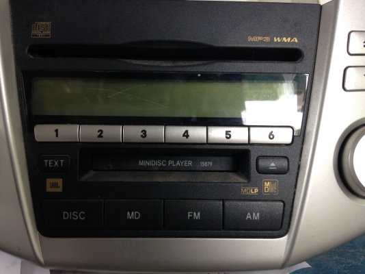 ขายวิทยุติดรถ โตโยต้า 2DIN เล่น MINIDISC ได้ CD MP3 WMA ได้