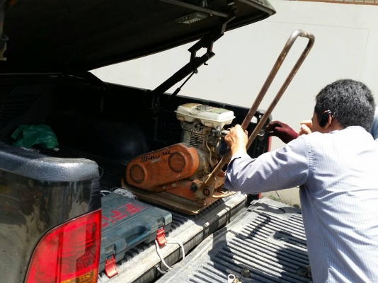 ขอบคุณเสี่ย รับเหมาก่อสร้างหนองจอก ที่มาอุดหนุนเครื่องตบดินครับ