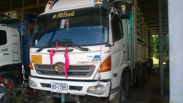 ขายรถพ่วง แม่-ลูกดั้มเกษตร HINO MEGA 320 ปี 48 คัสซีสวยตลอดเส้น เครื่องเดิม เกียร์เดิม ทะเบียนพร้อมโอน ราคาต่อรองได้ครับ
