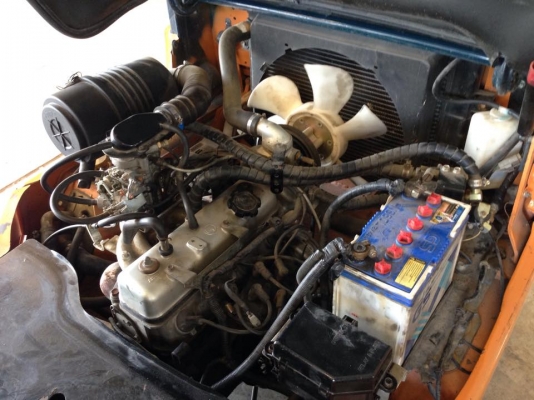 รถโฟล์คลิฟท์มือสอง toyota รุ่น 7FGL25  ใช้งานได้ 2 ระบบ