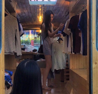 ขาย รถบัส เหมาะทำร้านค้าเคลื่อนที่ หรือ foodtruck ข้างในบุไม้หมด