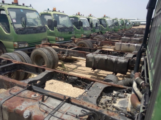 รถอีซูซุ 6 ล้อดั้ม NKR 130 แรงม้า. ปี 48  ( ขาย หัว , คัชซี. )  / มีขาย 50 คัน.      สนใจติดต่อ  081 - 6079515