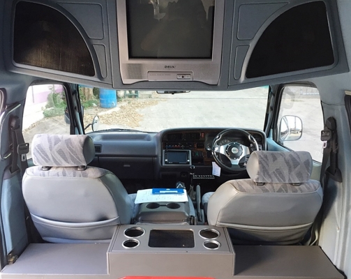 รถตู้หลังคาสูงแท้ พร้อมใช้งาน รถบ้านไม่ใช่รถวิ่งรับจ้าง