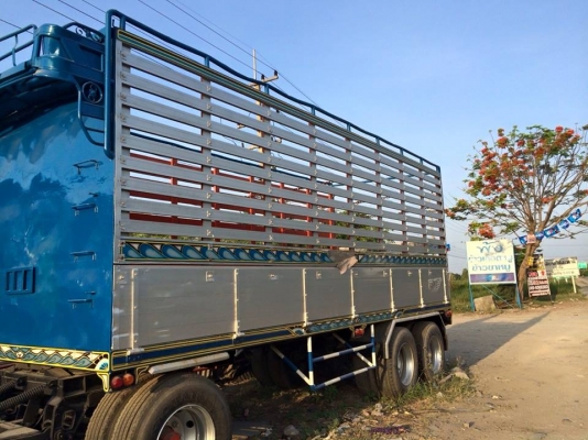 ลูกพ่วง 3 คานแท้ ไม่ดัมพ์ ยาว 7 เมตร คอกมิเนียม สภาพสวยๆ