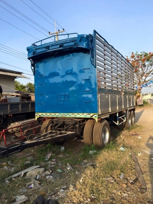 ลูกพ่วง 3 คานแท้ ไม่ดัมพ์ ยาว 7 เมตร คอกมิเนียม สภาพสวยๆ