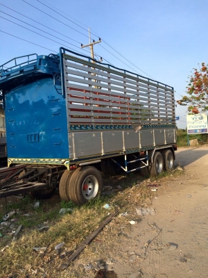 ลูกพ่วง 3 คานแท้ ไม่ดัมพ์ ยาว 7 เมตร คอกมิเนียม สภาพสวยๆ