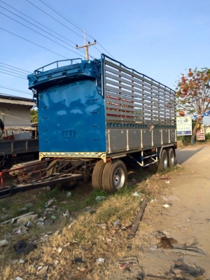 ลูกพ่วง 3 คานแท้ ไม่ดัมพ์ ยาว 7 เมตร คอกมิเนียม สภาพสวยๆ