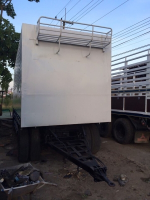 ลูกพ่วง 2 คาน ของพนัส ยาว 7 เมตรไม่ดัมพ์ พร้อมใช้งาน