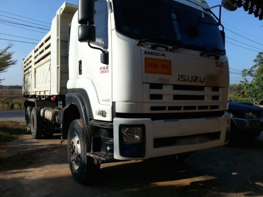 รถอีซูซุ 10 ล้อดั้ม FXZ 360 แรงม้า ปี 53. ( รถวิ่ง 2xx,xxx กว่า กม. )    สนใจติดต่อ  081 - 6079515