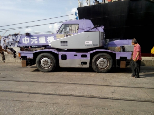 ขาย รถเครน10ตันเต็ม TADANO TR100M ปี1996 นำเข้าจากญี่ปุ่น 090-986-2521 อ๊อบ