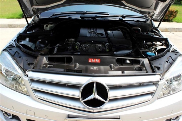 2008 BENZ C200 ELEGANCE ออกศูนย์BenzThailand กระจังหน้าsport ประกันภัยหมดปี59