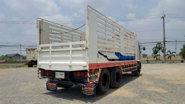ขายรถบรรทุก 10 ล้อรั้วเหล็กยาว 6.30 เมตร HINO FG1J 220 แรงม้าปี 2547 ราคา 1100000