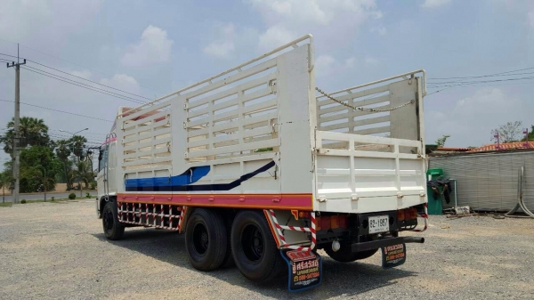 ขายรถบรรทุก 10 ล้อรั้วเหล็กยาว 6.30 เมตร HINO FG1J 220 แรงม้าปี 2547 ราคา 1100000