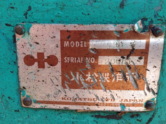 ขายรถแบ็คโค. โคมัสสุ. Pc.  30-7