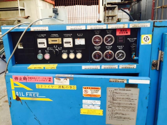 Kobelco Screw compressor Model : AL75II มือสองญี่ปุ่น ปั๊มลม Air screw