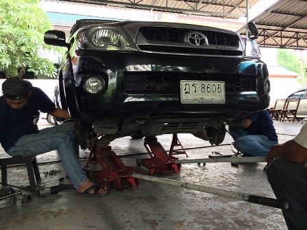 รับแก้ปัญหาช่วงล่าง รถกระบะ Vigo ยก 2 นิ้ว