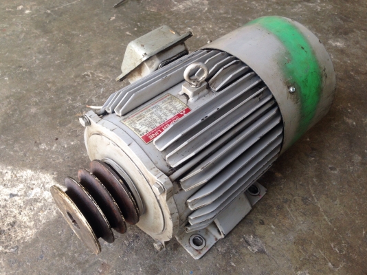 ขายมอเตอร์เบรค Mitsubishi 5HP. 380V 1450rpm. มีระบบเบรคในตัว สภาพสวยเดิมๆ วิ่งนิ่มพร้อมใช้งาน