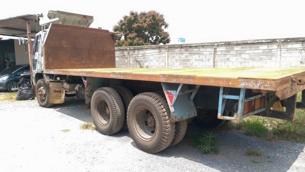 10 ล้อพื้นเรียบเพลาเดียว  คันละ 400,000 พาเวอร์ ยางเต็ม 10 เส้น