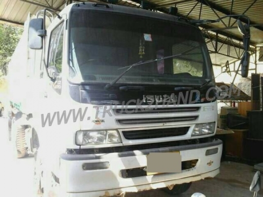 สิบล้อดั้ม  ISUZU 270  แรงม้า ใบไม้ดำ