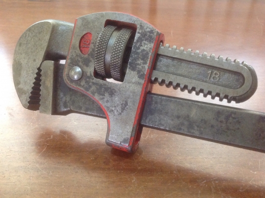 ขายประแจขันท่อ Vintage U.S.A. 18" ขายประแจขันท่อ Vintage U.S.A. 18"