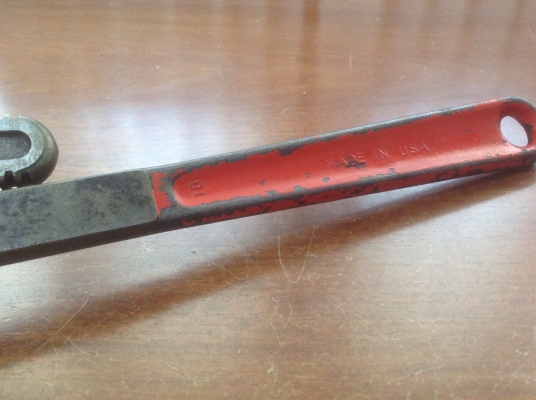 ขายประแจขันท่อ Vintage U.S.A. 18" ขายประแจขันท่อ Vintage U.S.A. 18"