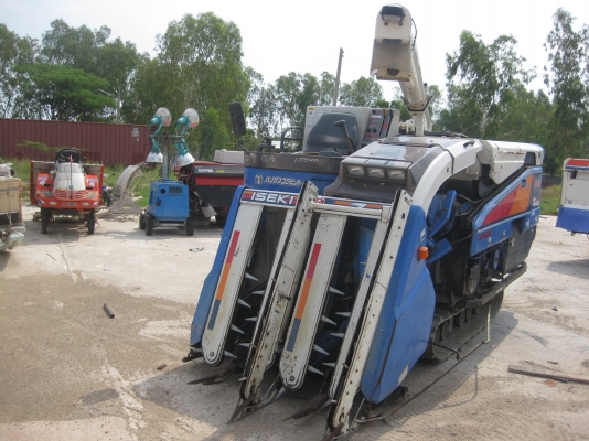 รถเกี่ยวข้าว อิซิกิ 45แรงม้า เช็คระบบพร้อมใช้งาน