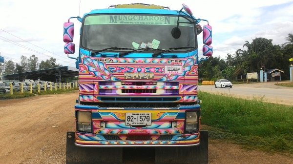 แสงฟ้าเต้นรถ///ขายรถพ่วง22ล้อDEGA-360 ดั้มแม่ลูกกระบะเหล็ก อุ่CT ปี52