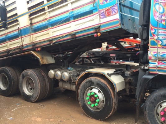 แสงฟ้าเต้นรถ///ขายรถพ่วง22ล้อDEGA-360 ดั้มแม่ลูกกระบะเหล็ก อุ่CT ปี52