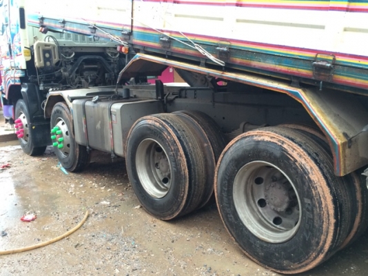 แสงฟ้าเต้นรถ///ขายรถพ่วง22ล้อDEGA-360 ดั้มแม่ลูกกระบะเหล็ก อุ่CT ปี52