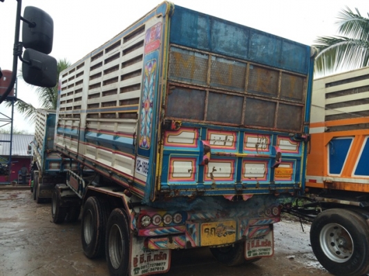 แสงฟ้าเต้นรถ///ขายรถพ่วง22ล้อDEGA-360 ดั้มแม่ลูกกระบะเหล็ก อุ่CT ปี52