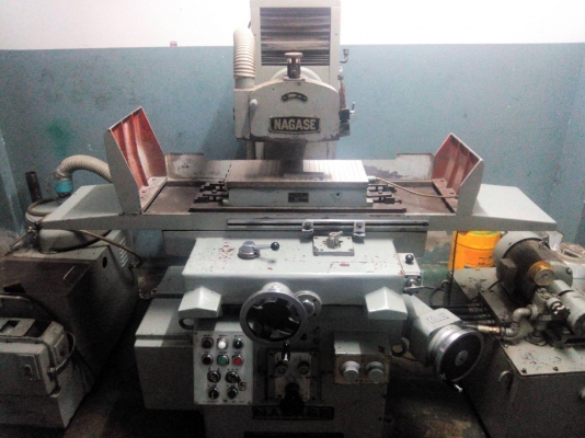 ขายเครื่อง เจียราบ NAGASE ( JAPAN ) สภาพดีพร้อมใช้งาน ขนาดแม่เหล็ก 250x500 มม. เจียงานได้ขนาด 300x600 มม. ออโต้ 2 แกน x และ y